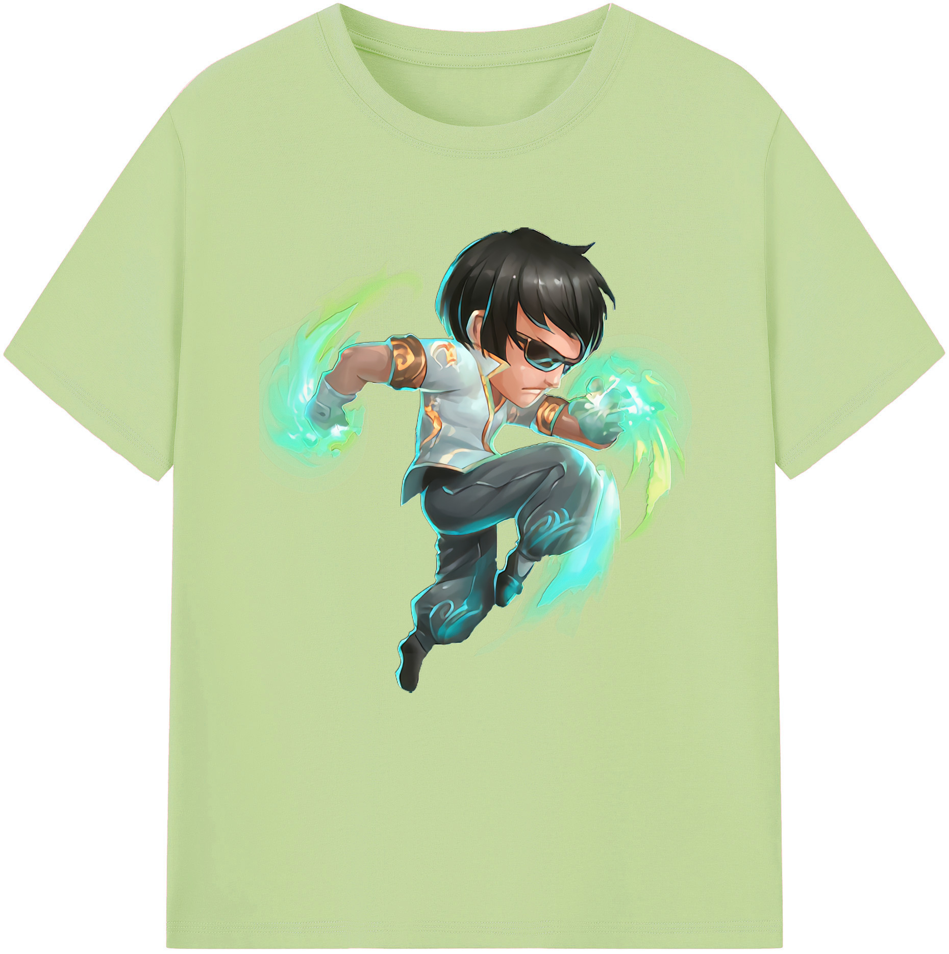 （画像用） リーグ・オブ・レジェンド League of Legends LOL 綿100％半袖Tシャツ（フロントプリント）